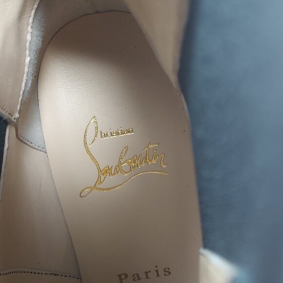 Christian Louboutin Black Crocodile Chelsea Boot - Picture 5 of 11